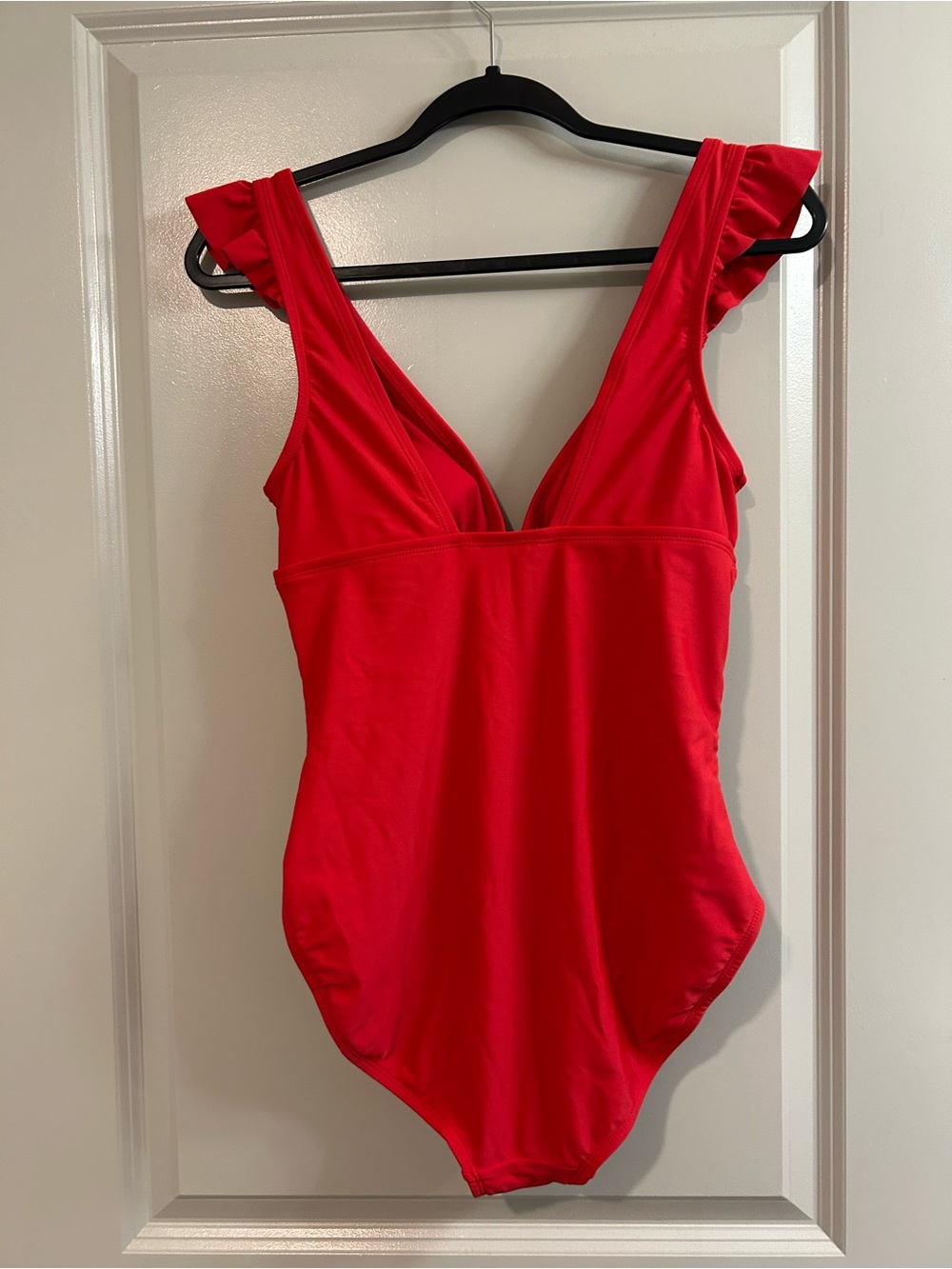Kona Sol Bright Red One-Piece Swimsuit - Picture 3 of 4